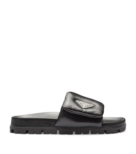 prada slides womens|prada apron toe slides.